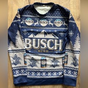 3/$90 Busch Christmas Sweater
